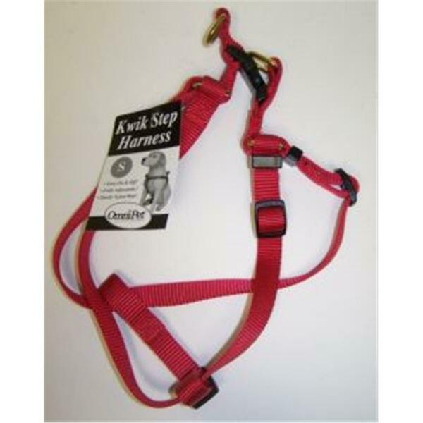 Omni Pet No.19SRD Step in Harness Nylon Size 14-22in Small Color Red 445-19032